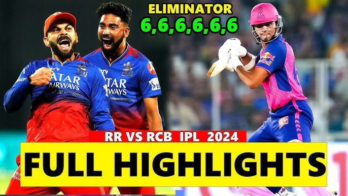 rcb vs rr highlights