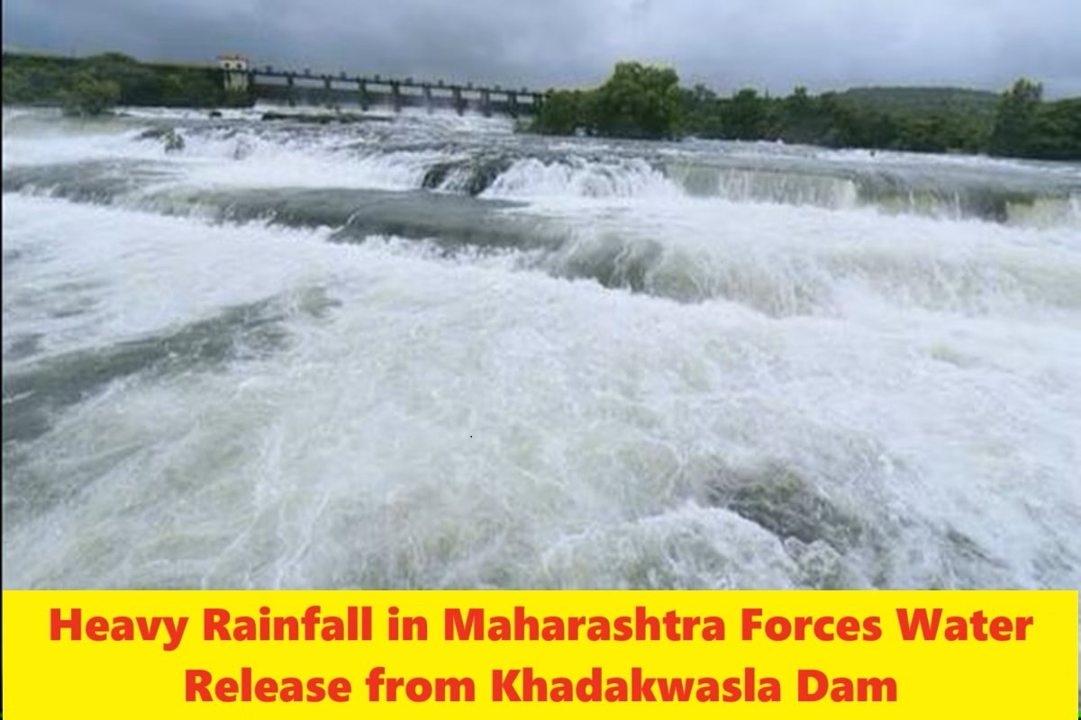 Heavy Rainfall in Maharashtra Forces Water Release from Khadakwasla Dam