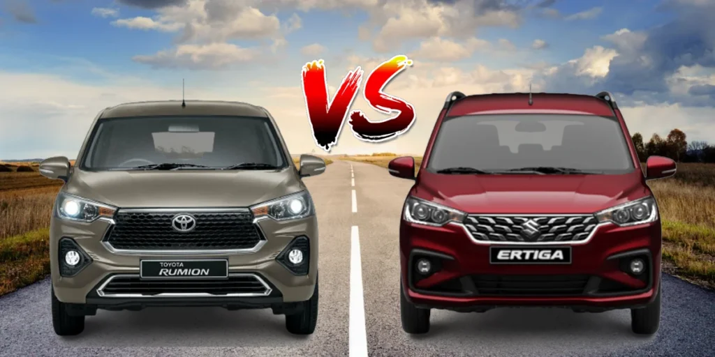 toyota rumion vs suzuki ertiga