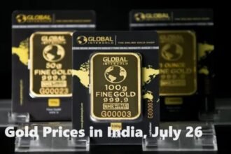 Gold Prices in India, July 26