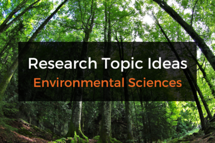 environmental science project topics