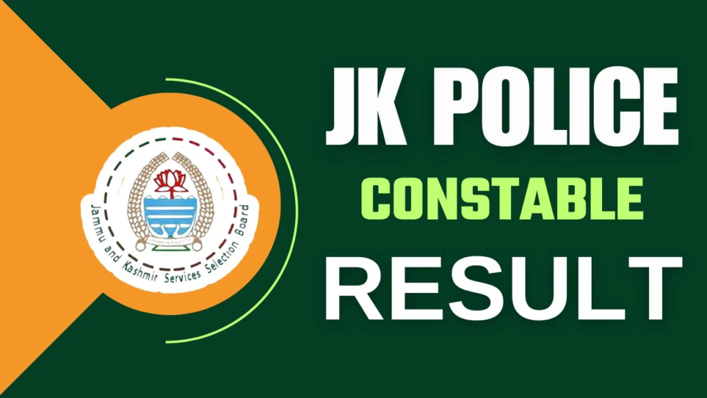 JK Police Constable Result 2024