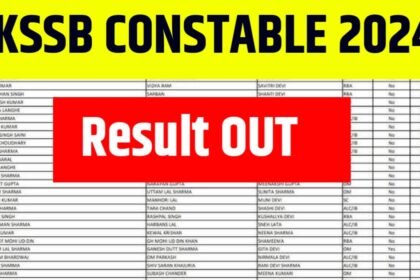 JK Police Constable Result 2024